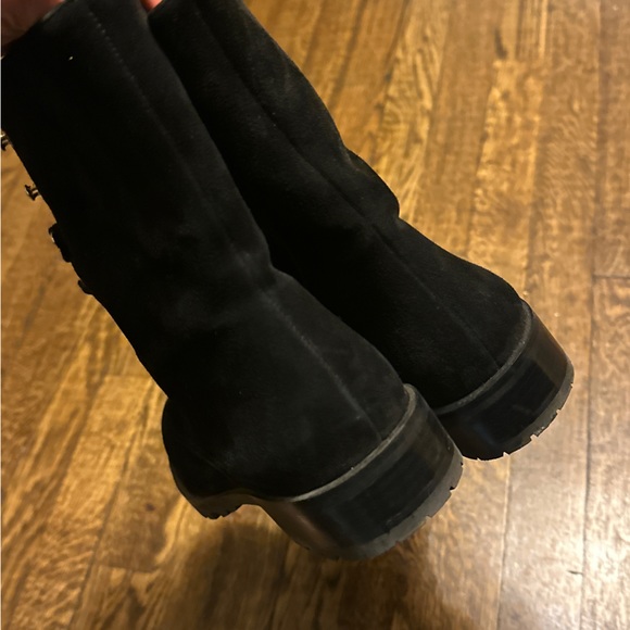 EUC 🖤 STUART WEITZMAN Laine Combat Boots 9 - Picture 8 of 9